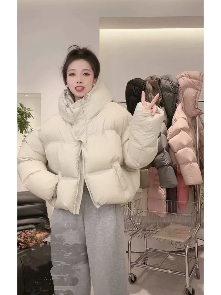 سترة مبطنة بالقطن للنساء ، سترة بقلنسوة ، البخاخ الدافئ السميك ، معطف مرقع ، جديد ، شتاء ، 2023 #5
