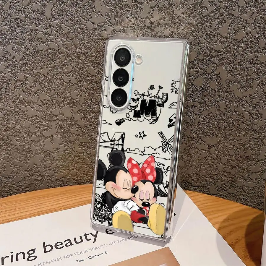 ديزني ميكي ميني ماوس شفاف لينة غطاء الهاتف حقيبة لهاتف سامسونج غالاكسي ZFold3 ZFold7 ZFold4 ZFold6 Z أضعاف 7 6 5 4 3 #5