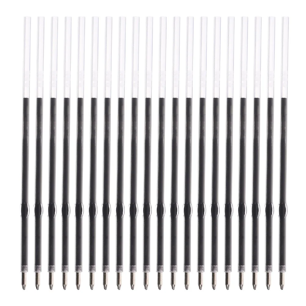 

200Pcs Ballpoint Pen Refills Black Ink 0.7mm Fine Point Smooth Writing Replacement Refills for Office Supplies Reliable Ink Flow