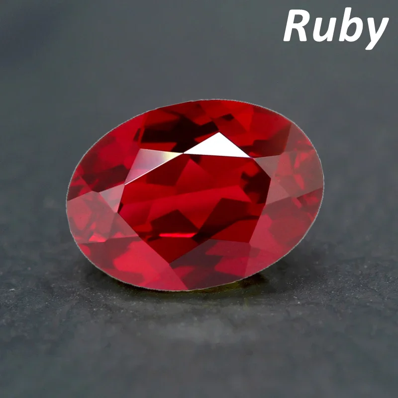 

Boxed Ruby Natural Mineral 13×18mm 15.0ct VVS Loose Gemstone UV Test Pigeon Blood Ruby for Jewelry Making