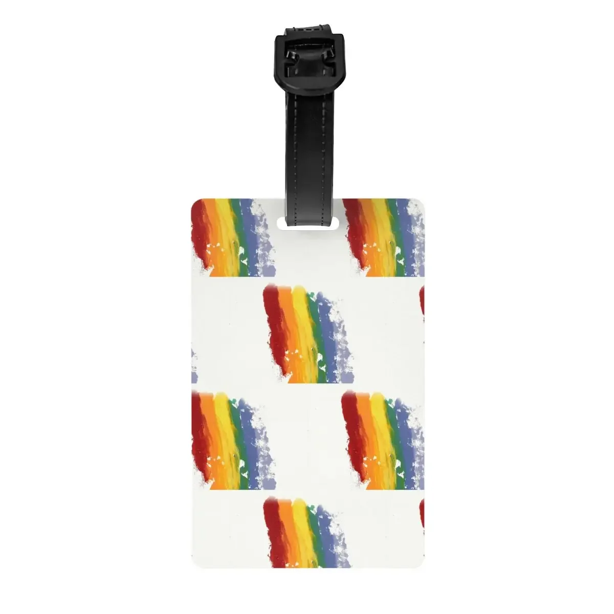 

Custom LGBT Rainbow Luggage Tag Privacy Protection Gay Pride Baggage Tags Travel Bag Labels Suitcase