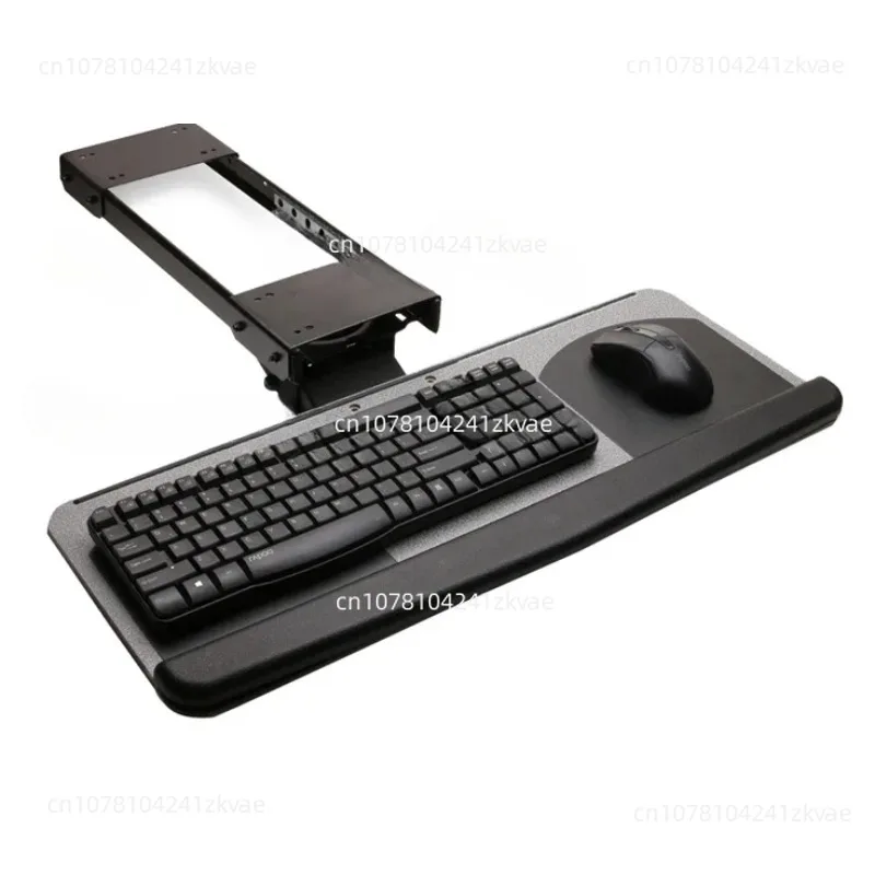 Keyboard Bracket  Shelf Multifunctional Rotary Computer Desk Keyboard Drawer Slide Rail