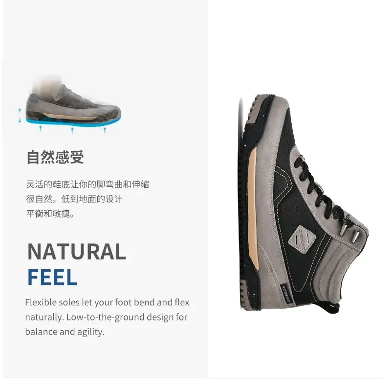 

2026 New Off-Road Running Shoes Mid-Cut Hiking Sneakers Wide-Fit Men's Walking Shoes Men's Professional Casual Athletic Shoes