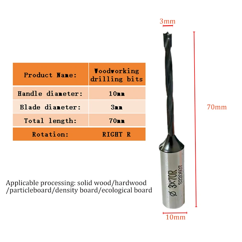 Wiertło do drewna ze stali wolframowej do maszyn Cnc