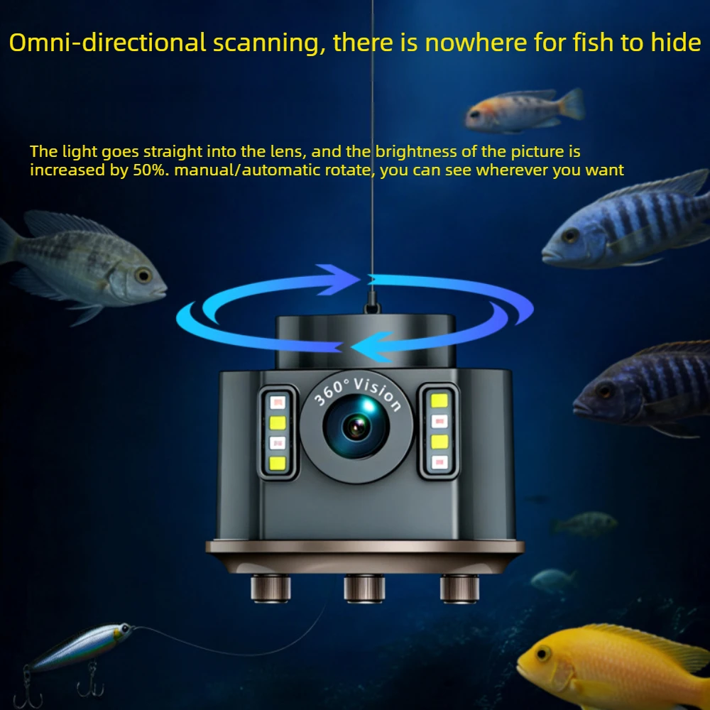 360 °   덮개가 없는 회전식 어군 탐지기, 온도/ - Fishing Depth Finder 리뷰 및 가격