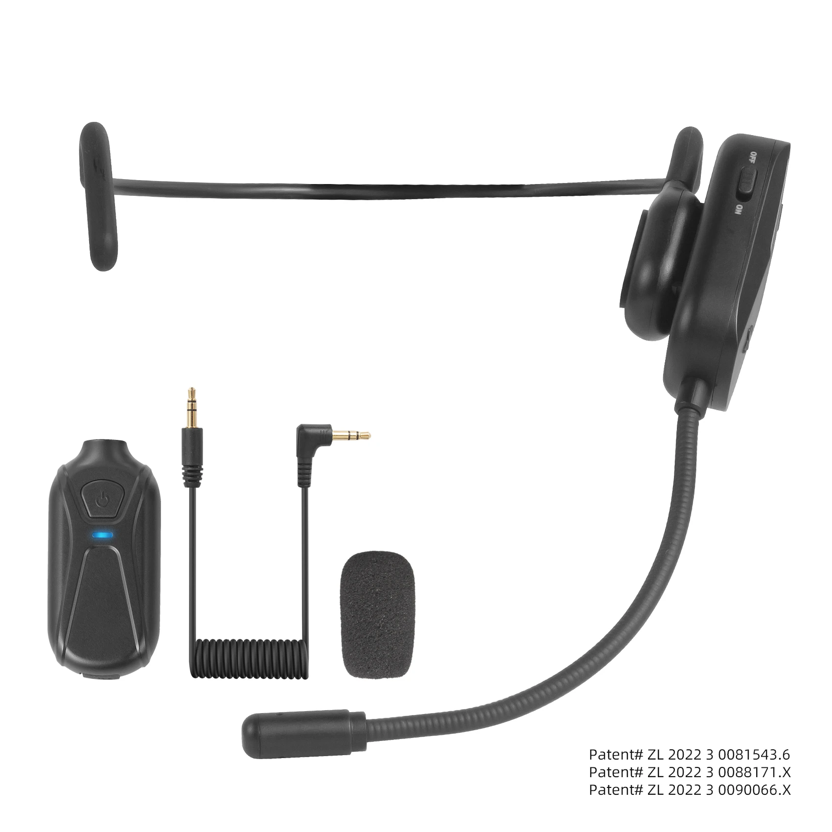 2.4G Wireless Microphone noise cancelling ,2 in 1 Headset Mic and Handheld Mic for phone ,Speakers,Voice Amplifier,PA System