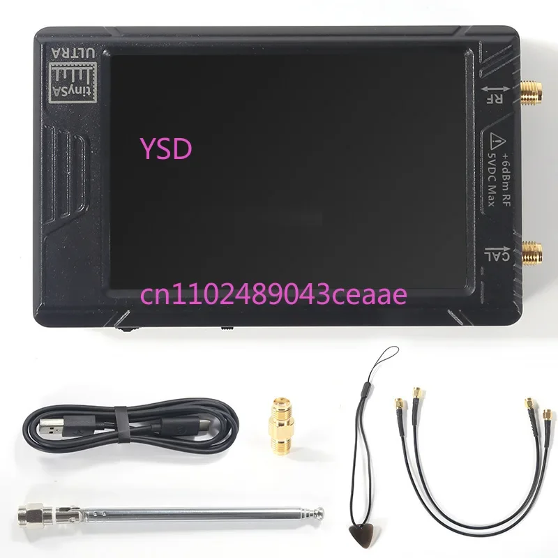 Handheld Portable RF Spectrum Analyzer with 4-Inch Screen (100k-5.4GHz,)