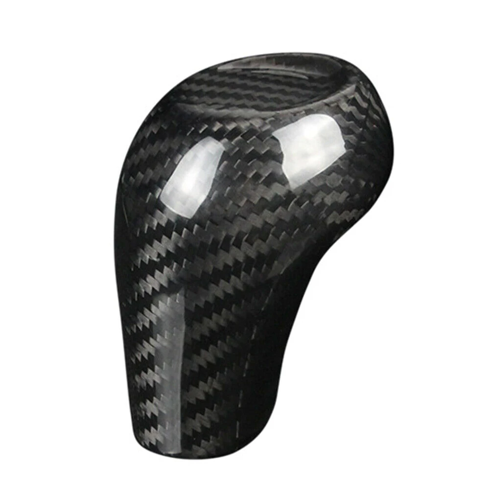 Carbon Fiber Interior Gear Shift Knob Cover Trim For Chevrolet Camaro 2016 2017 2018 2019 2020 Car Accessories Parts