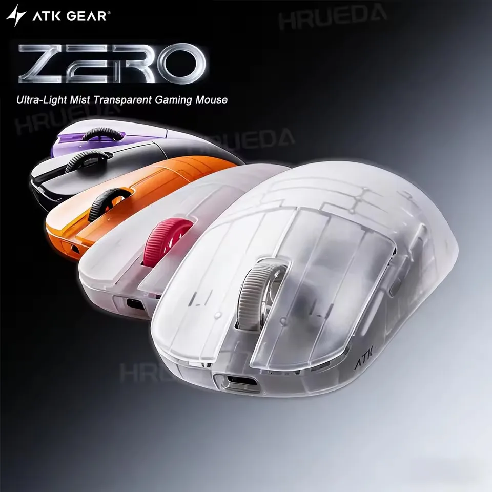 

ATK ZERO Gaming Mouse 8000Hz PAW3950Ultra Dual-Mode Wired/Wireless Mice 39g Lightweight Ergonomic Esports Mouse for PC Gamer