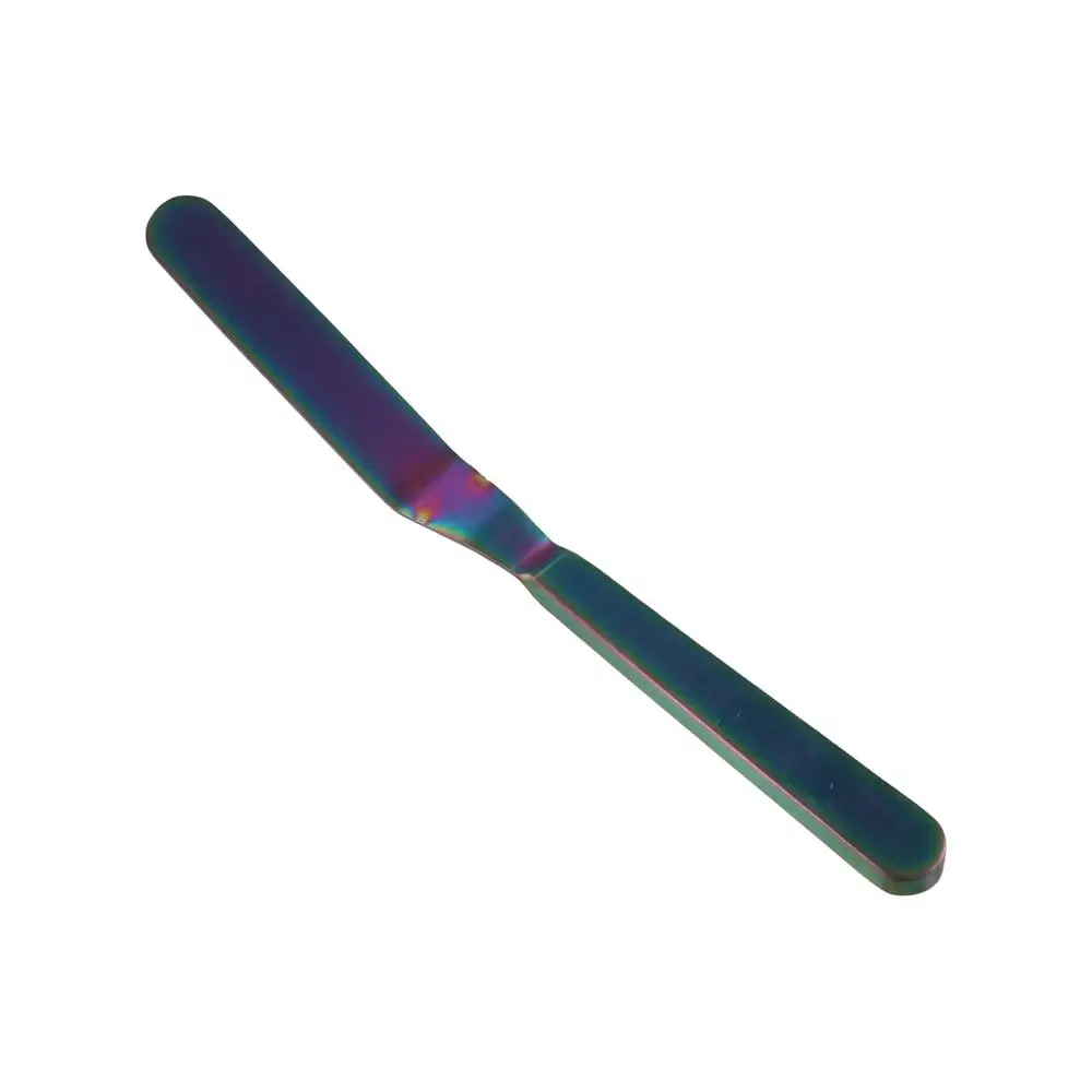 Household Stainless Steel Butter Scraper 8 Inch Comfortable Grip Cake Icing Spatula Rust-proof Jam Spreader Chef