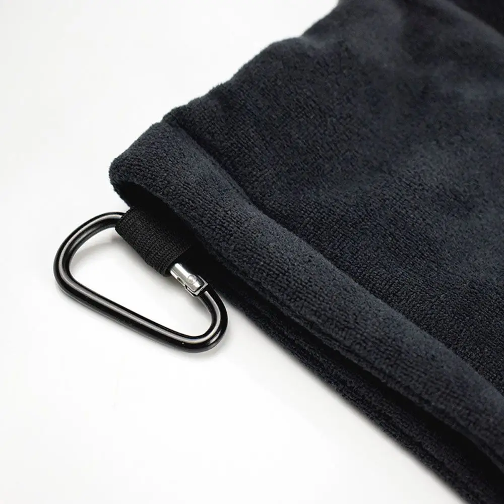 With Carabiner Cleaning Tool Cotton Fine Workmanship Golf Towel Cleaning Towels Golf Cleaning Kit Golf Accessories