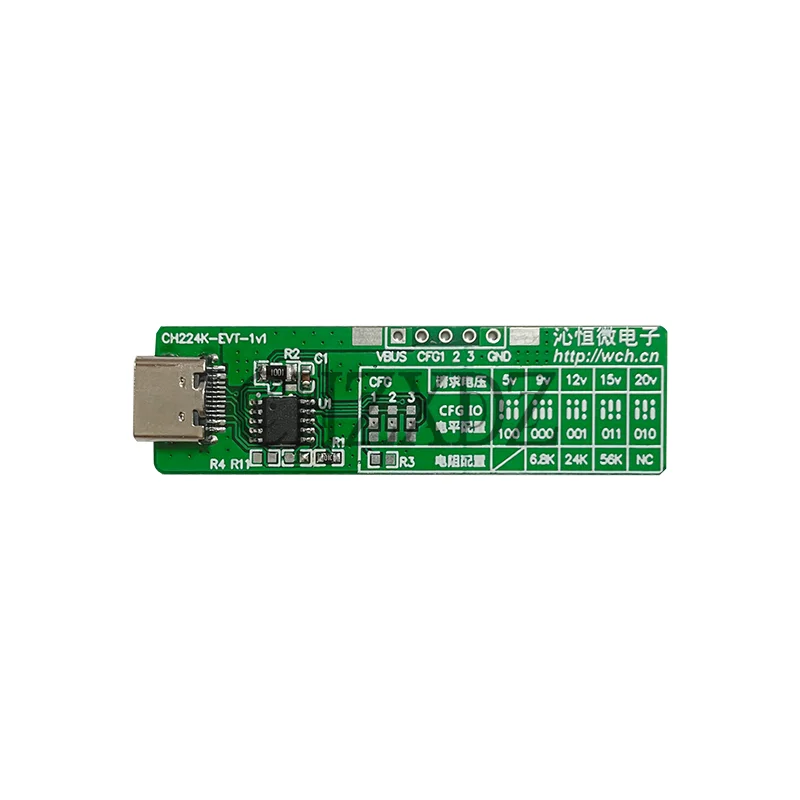 PD USB Sink Acupuntura Board, CH224, 2 pcs por lote