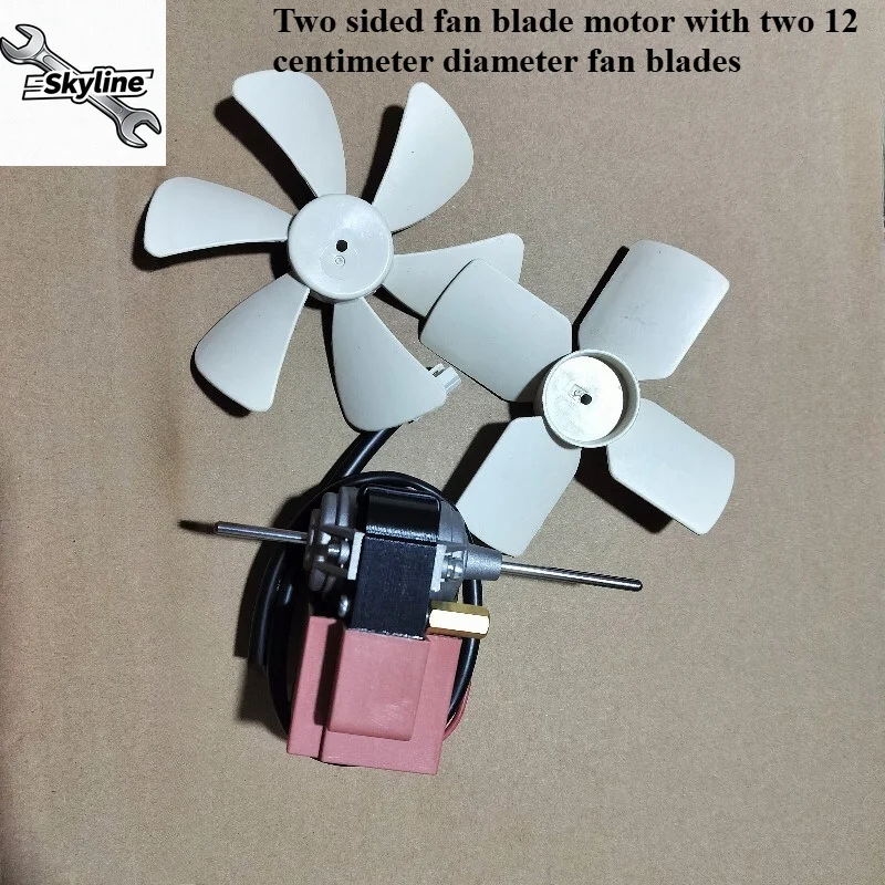 ZYD‑2J Cooling Fan Motor 22W Input 5.5W Output, applicable to Refrigerated Glass Cabinet Refrigerator Replacement Parts