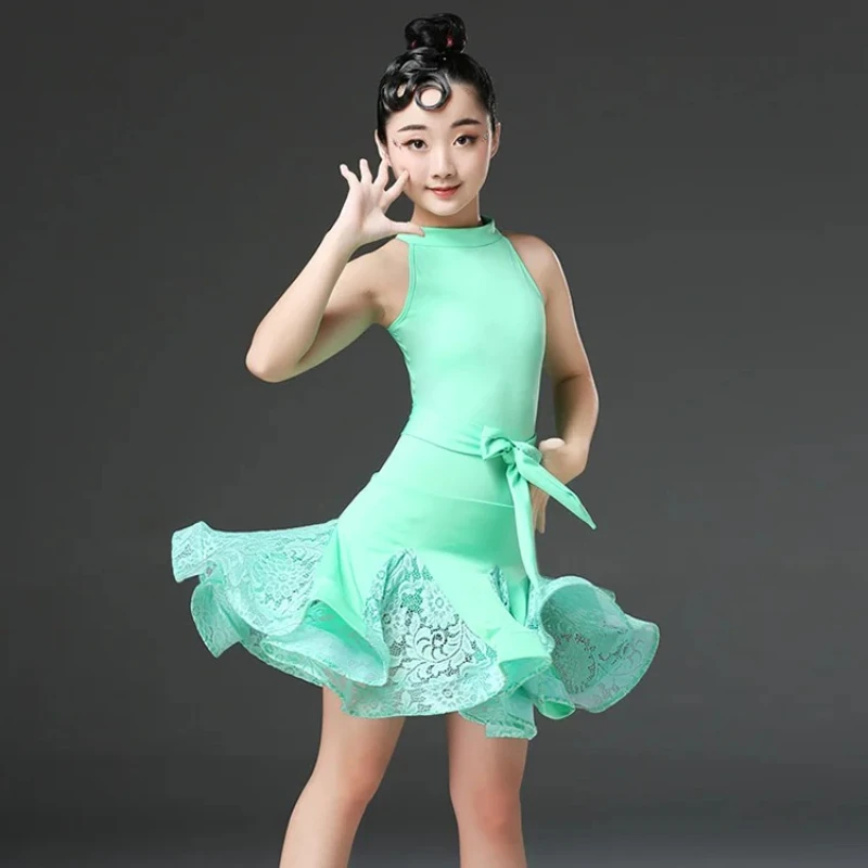 ชุดเต้นรําละตินสําหรับห้องบอลรูมเต้นรําพู่ Cha Cha เครื่องแต่งกายสําหรับสาว Flamengo Tango Fringe ชุด Professional Dance เครื่องแต่งกาย