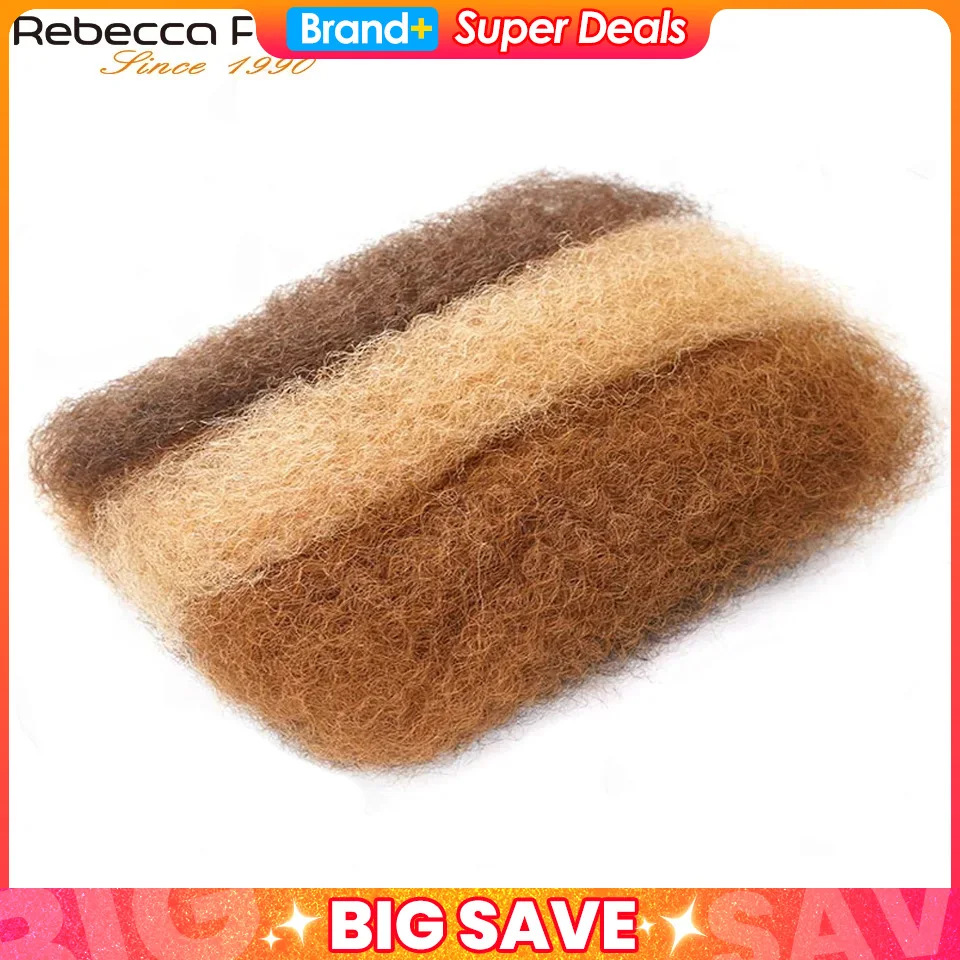 QVR Afro Kinky Bulk Three Colors P4/30/27 Human Hair For Braiding Dreadlock Hair 50g Per Pack Virgin Remy Human Hair Extensions