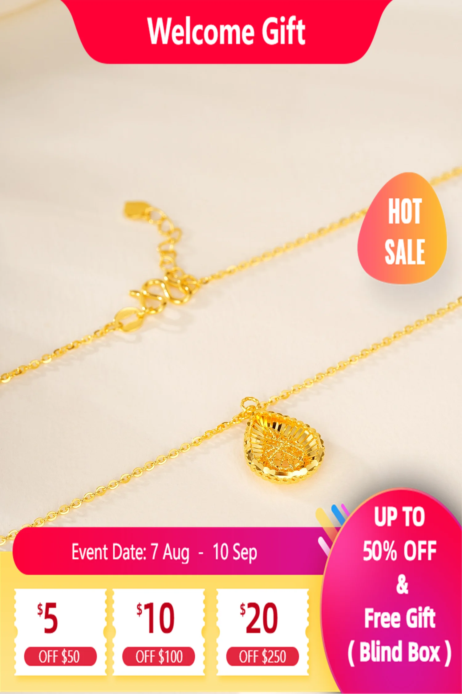 

Lium Gems Attractive Water Drop 925 Sterling Silver Pendant Necklace Women 24k Gold Vermeil wedding Party Jewelry Accessories