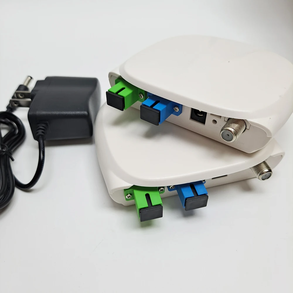 CATV PON Network AGC جهاز استقبال الألياف البصرية FTTH عقدة صغيرة WDM استقبال CATV نشط عقدة مع عرض النطاق الترددي لمنفذ RF 40-862 & 1006 ميجا هرتز #2