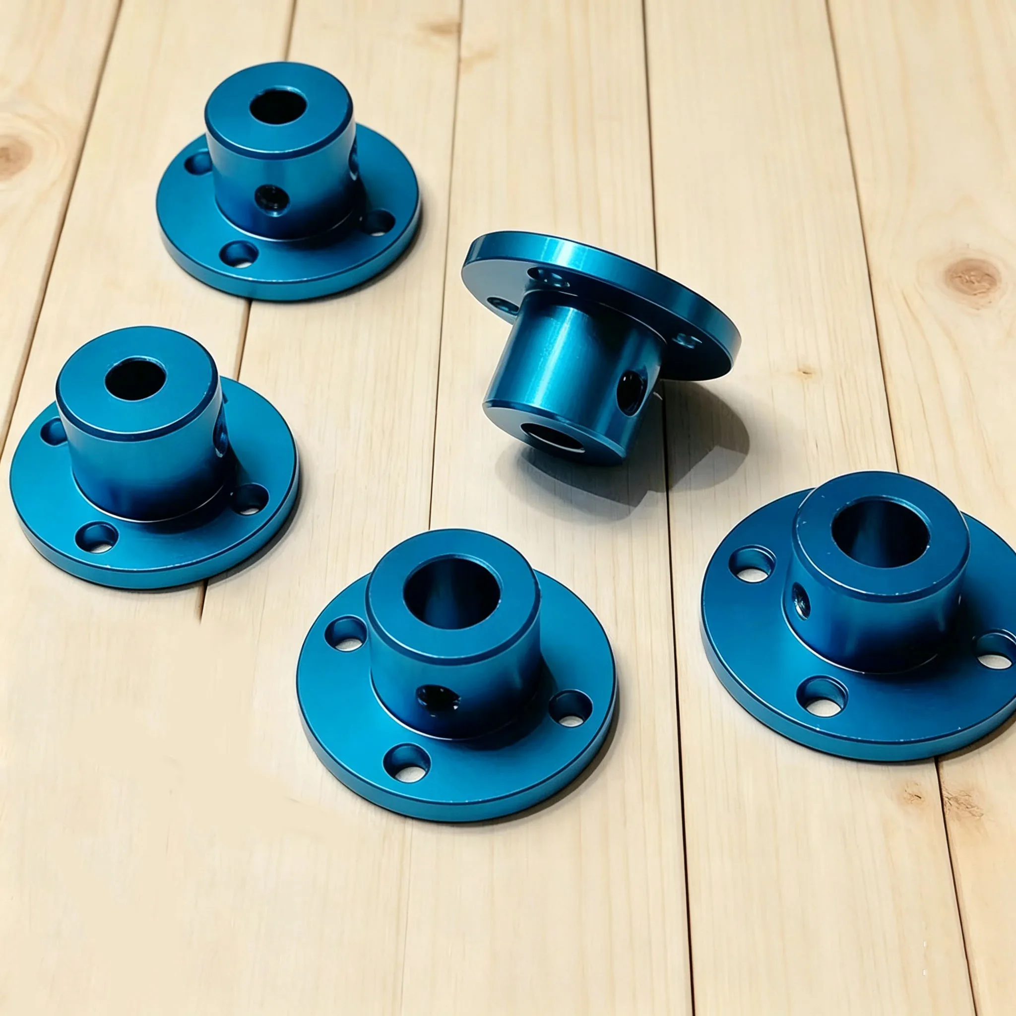 1PCS 3-8mm Bore Aluminum Alloy Flange Coupling Colorful Motor Shaft Connecting Joint DIY Transmission Coupler Parts