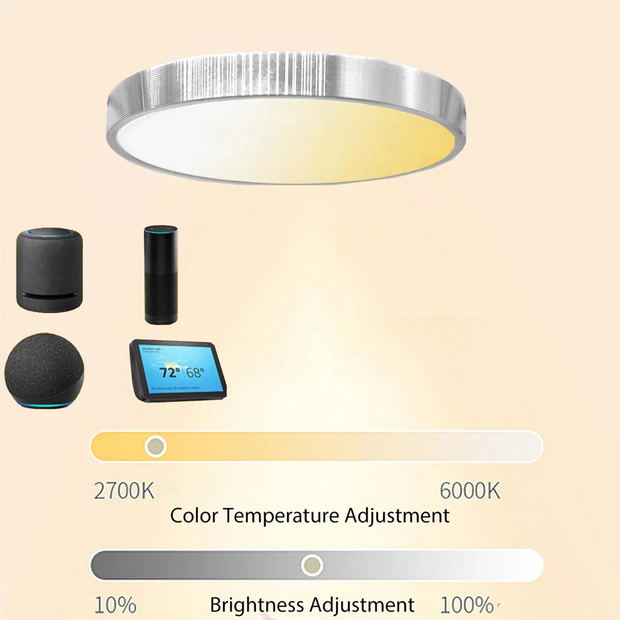 Novo zigbee 3.0 sob o armário led cct luz quente + branco temperatura de cor dupla aplicável armários de vinho e roupeiros