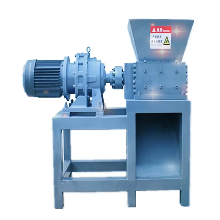 Small Aluminum Can Crusher Double-shaft Metal Sheet Industrial Crushing Plastic Shredder