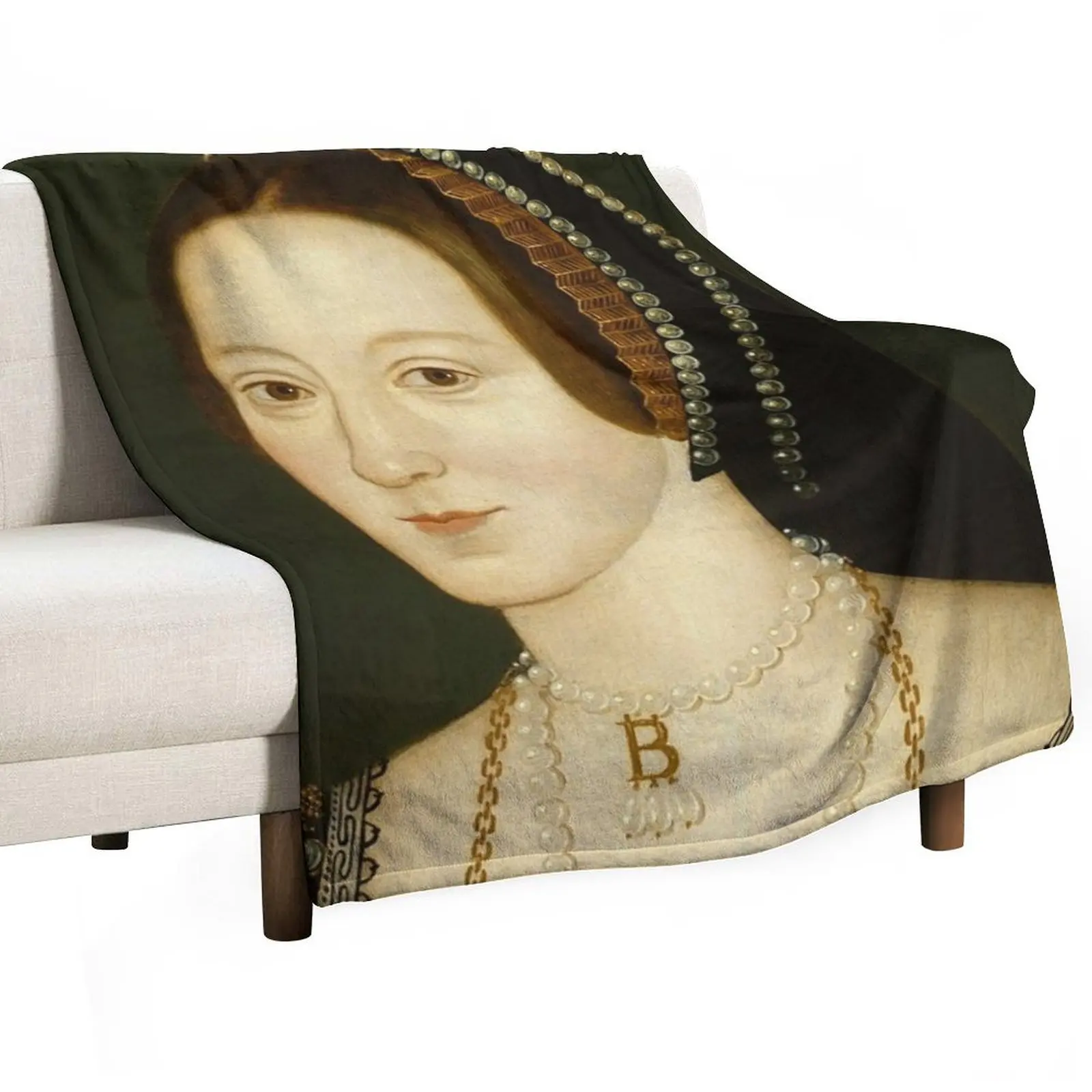 Portrait of Anne Boleyn Queen of England The six Throw Blanket Sofa Quilt For Baby christmas decoration Travel Moving Blankets