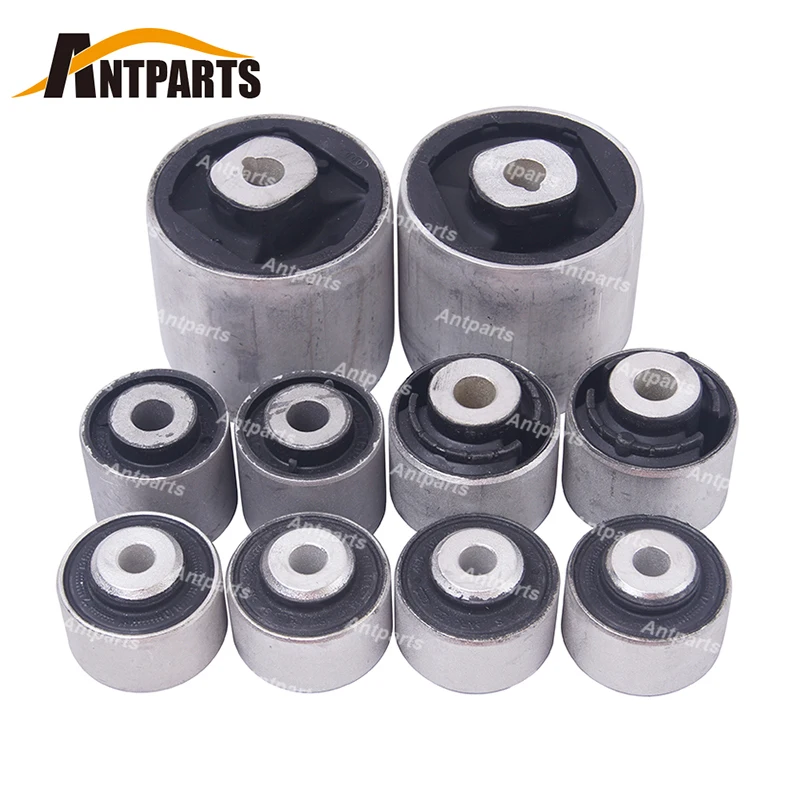 10Pcs Front Control Arm Bushing Kit For Audi A4 B8 Q5 A5 A7 2007-2016 4H0407515B 8K0407515 8K0407183F 4E0407181B 4GD407182