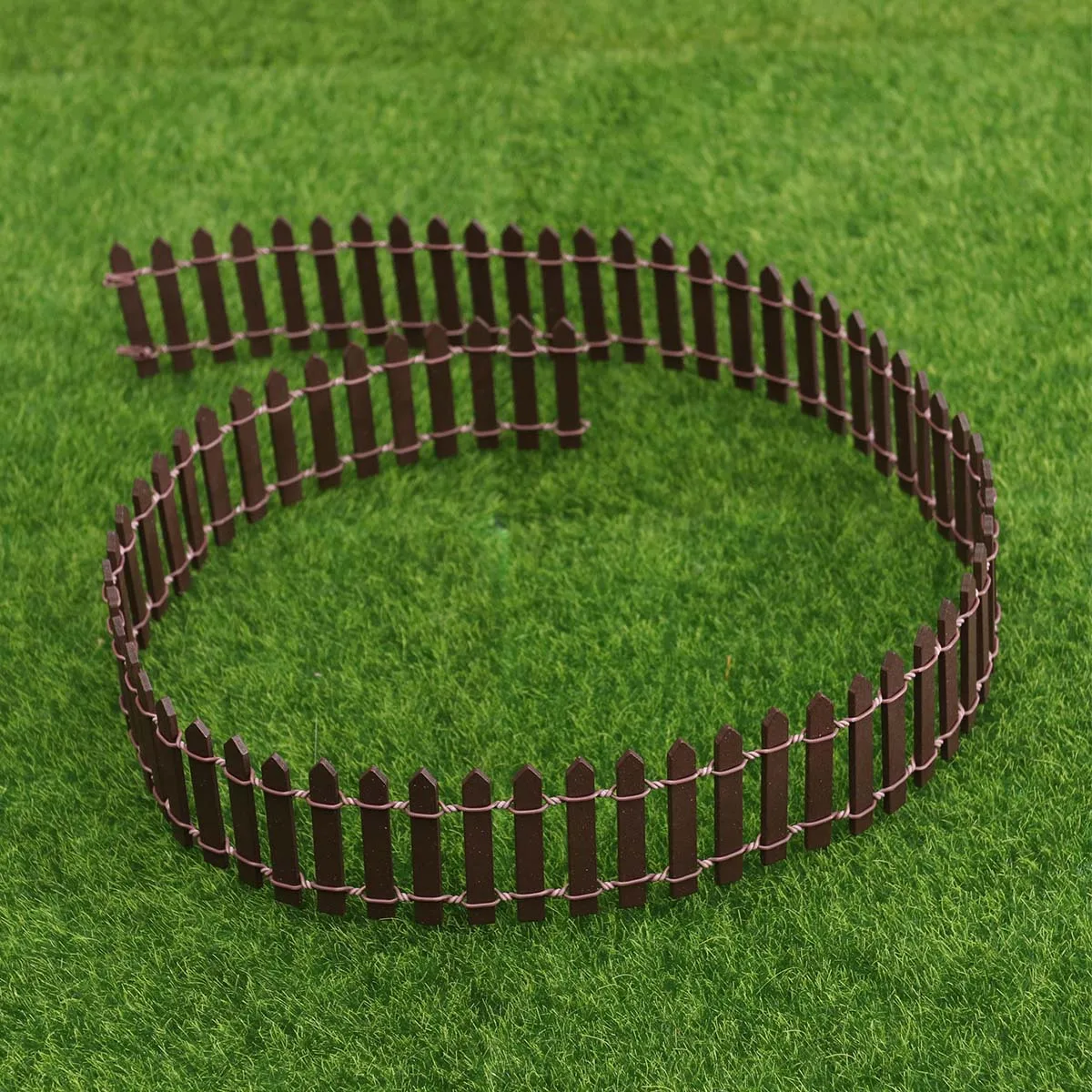 سياج مصغر خشبي واقعي يمكنك صنعه بنفسك لحديقة الجنية لبيت الدمى بونساي تررم ديكور ملحقات منزلية صغيرة #1