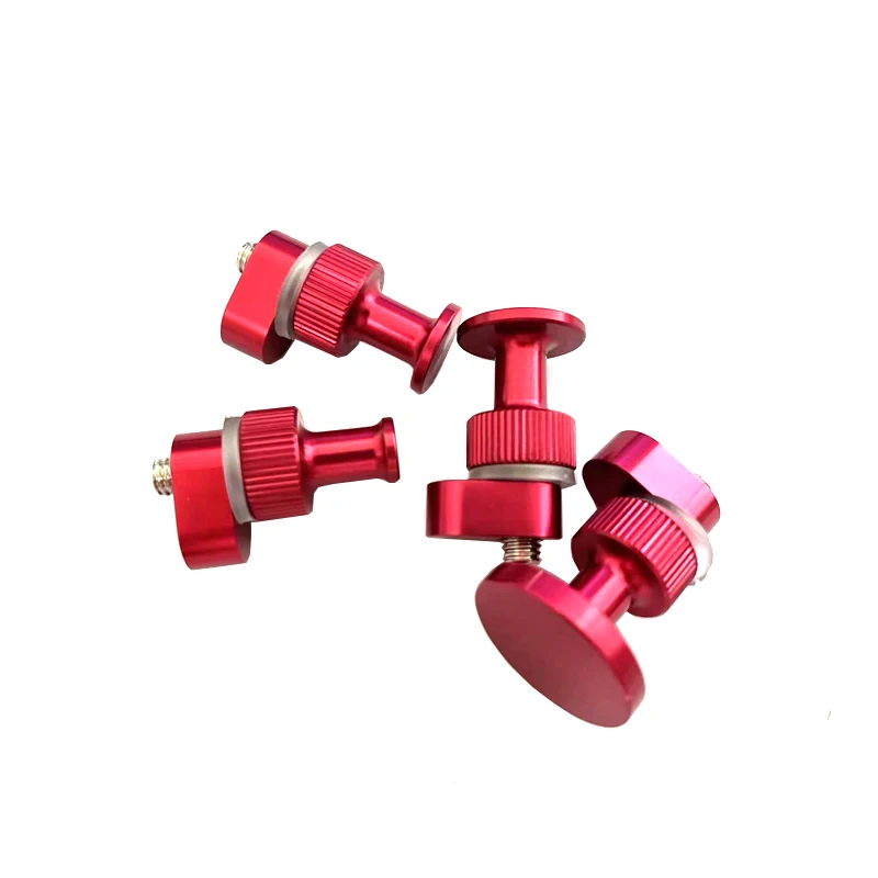 4pcs Aluminum Alloy Glue Tabs For Car Dent Puller Car Hail Dent Repair Tools Set Line Type Tabs Cold Glue