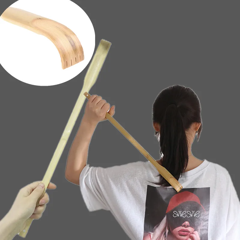 

Прочный бамбуковый скребок для спины и массажер Деревянный продукт для здоровья спины