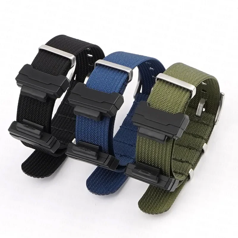 Nylon Strap for Casio G-Shock GA-110/120/200/400/700 GD-100/120 DW-5600 DW-6900 GW-M5610 Modified Adapter Watch Band Accessories