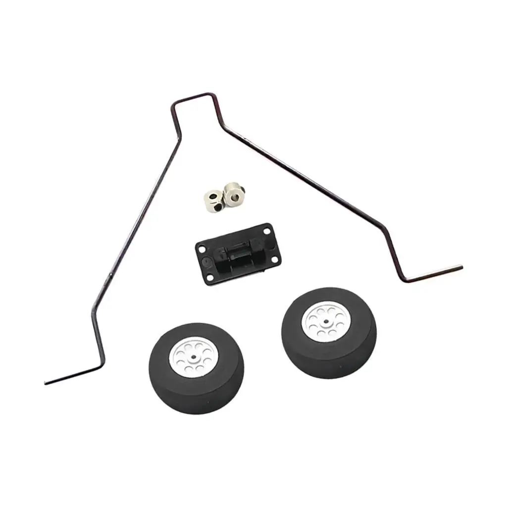 Landing Gear Set Accessories Parts Wheel Bracket Direct Replaces Model Landing Gear Accessories Remote Control Airplane Wheels