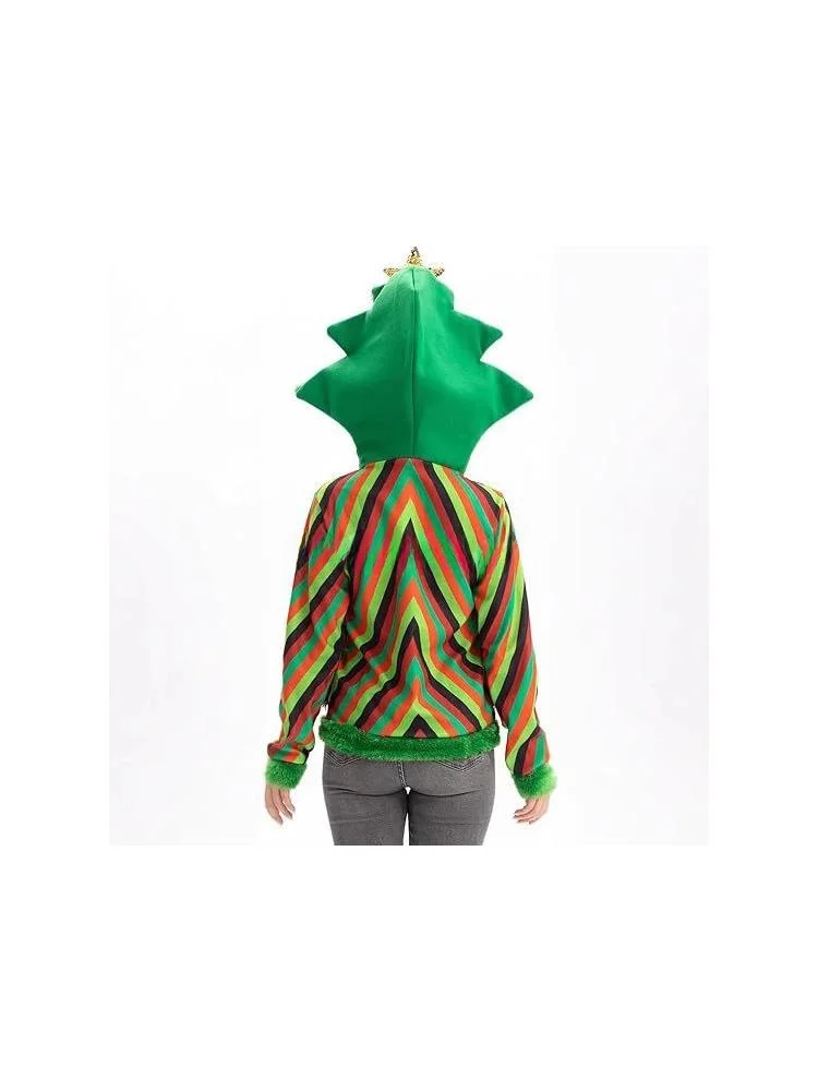 جديد loween Cisas Tree هوديي أعلى الاسمية أداء زي المرأة ملابس العرقية مرحلة الزي الإنتاج الصيني #4