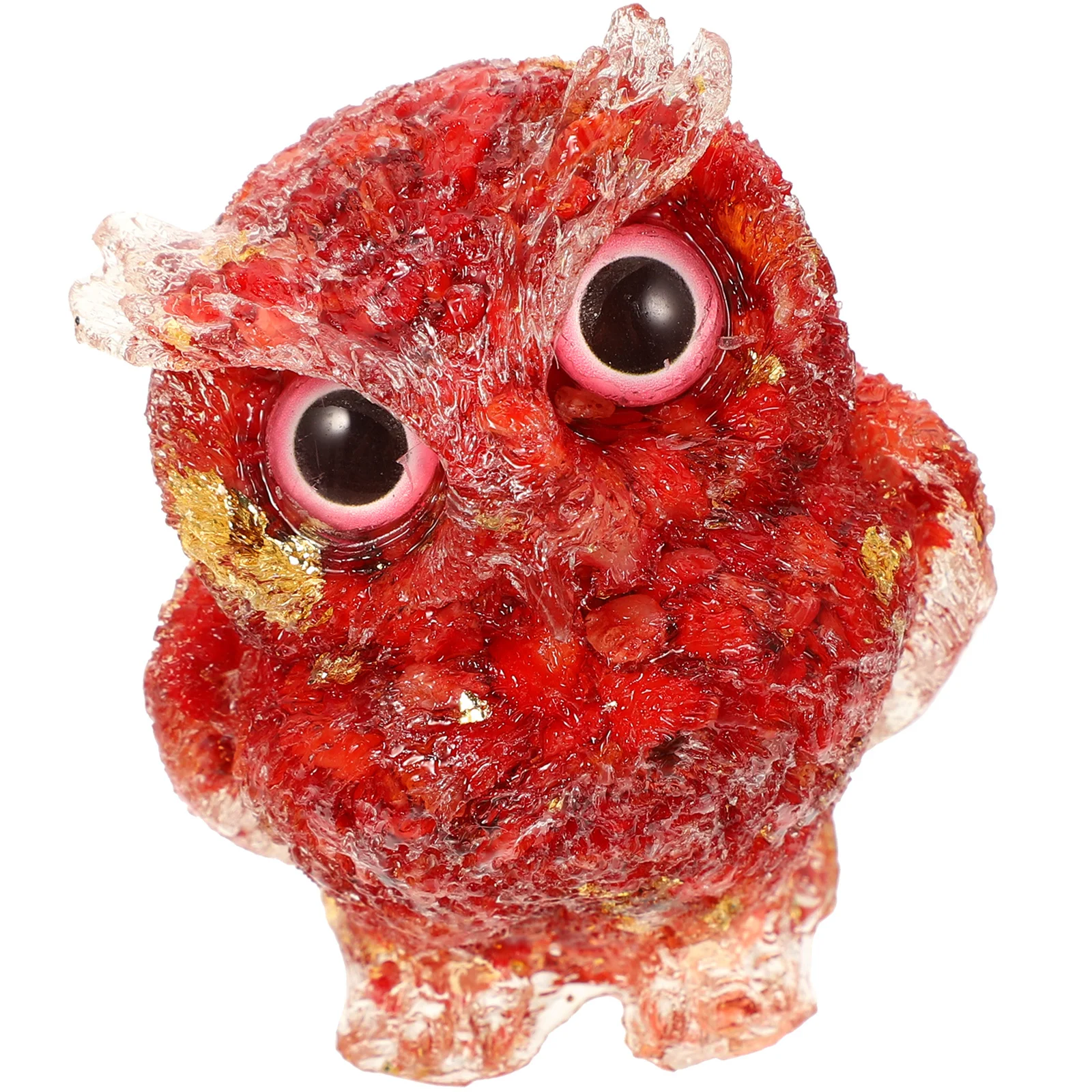 

Owl Decoration Crystal Craft Design Desktop Figure for Living Room Bedroom Cabinet Table Centerpiece Aesthetic Room Accent