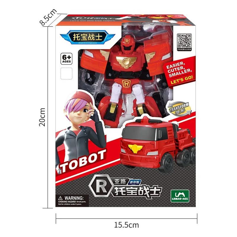 

Mini Tobot Transformation Robot Toys Korea Cartoon Brothers Anime Tobot Deformation Car Airplane Toys for Children Gift