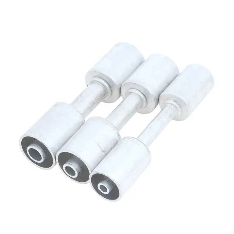 Straight Aluminum Beadlock Splice Fitting Corrosion Proof #6/#8/#10 for Universal Vehicle A/C Reduced Barrier Hose