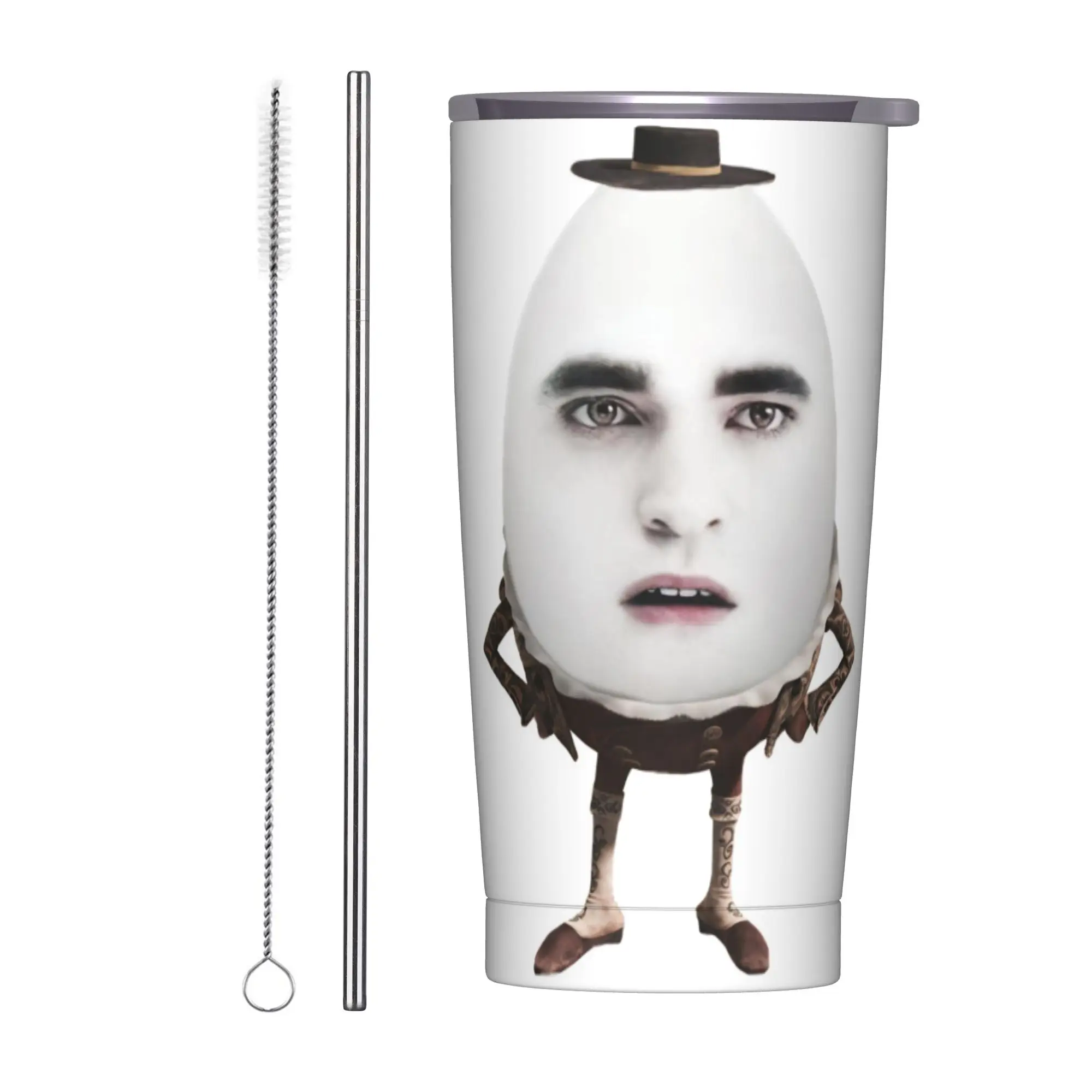 Edwards Cullen  Insulated Tumbler with Straws Lid  Vacuum Coffee Mugs Double Wall Car Bottle Cups 20oz