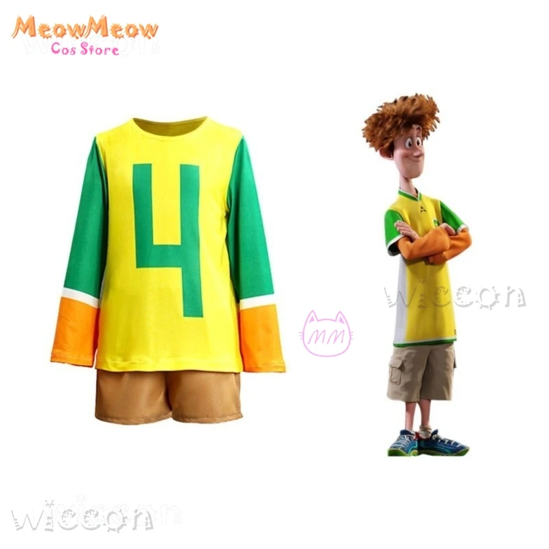 Disfraz أزياء الهالوين فندق جوني دينيس شعر مستعار تأثيري ترانسيلفانيا لعب الأدوار الأولاد الزي الملابس شعر مستعار أعلى موهير #4