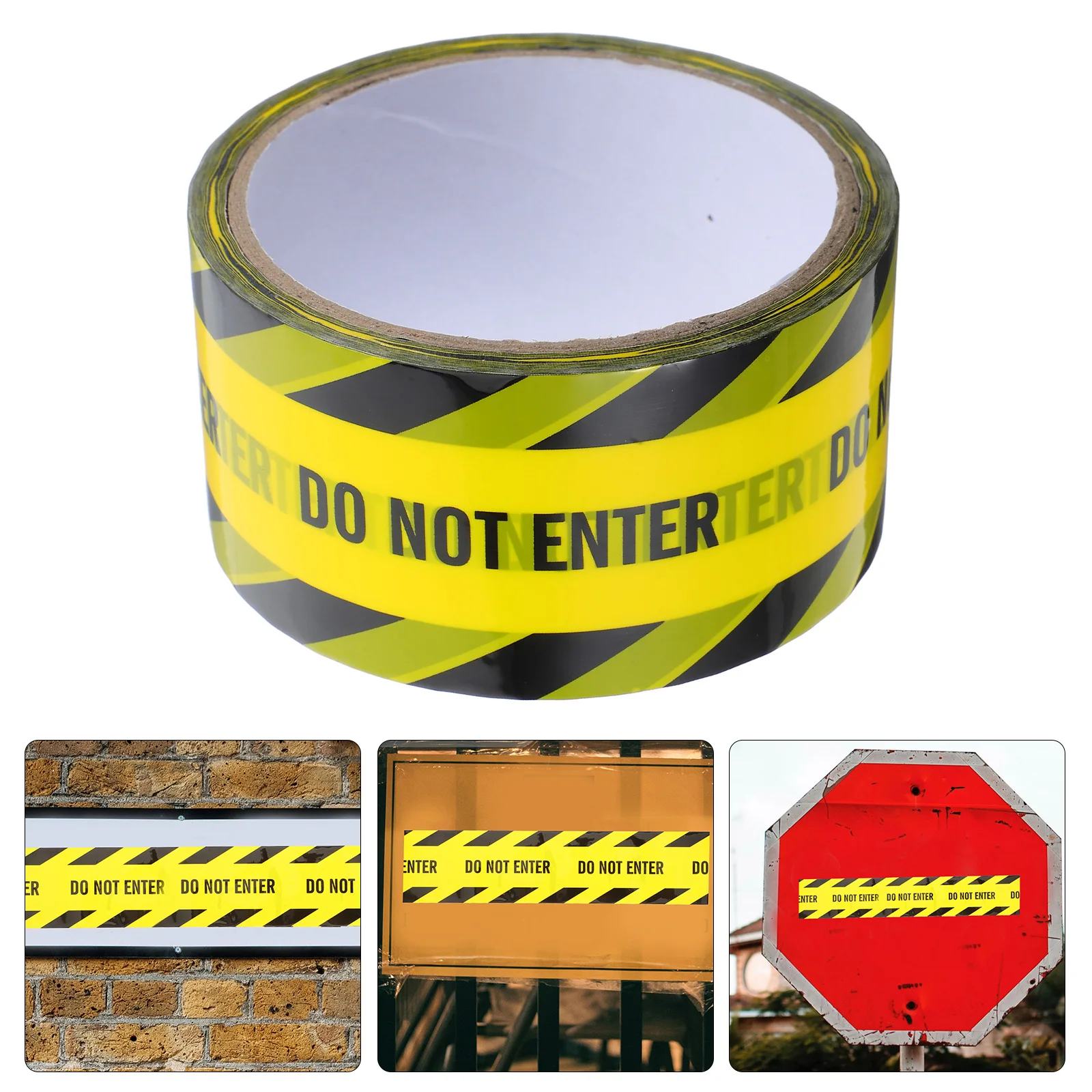

Caution Safety Tape Roll 100Ft Heavy Duty Warning Stripes Adhesive For Construction Industrial Equipment Flooring