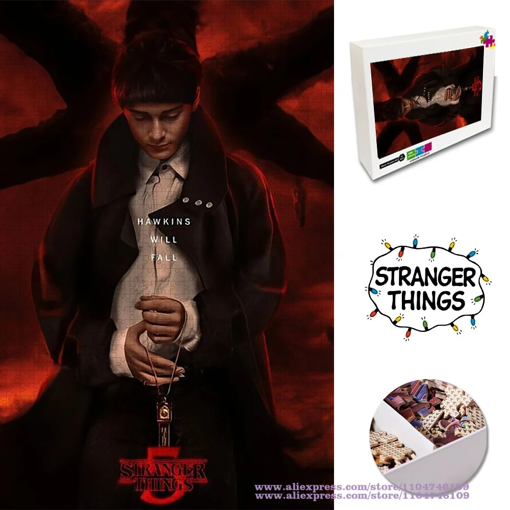 

Stranger Things Puzzle Jigsaw 108/200/300/500/1000/1500Pcs Intelligence Puzzles for Kids & Adults Unisex Unique Puzzles Gifts