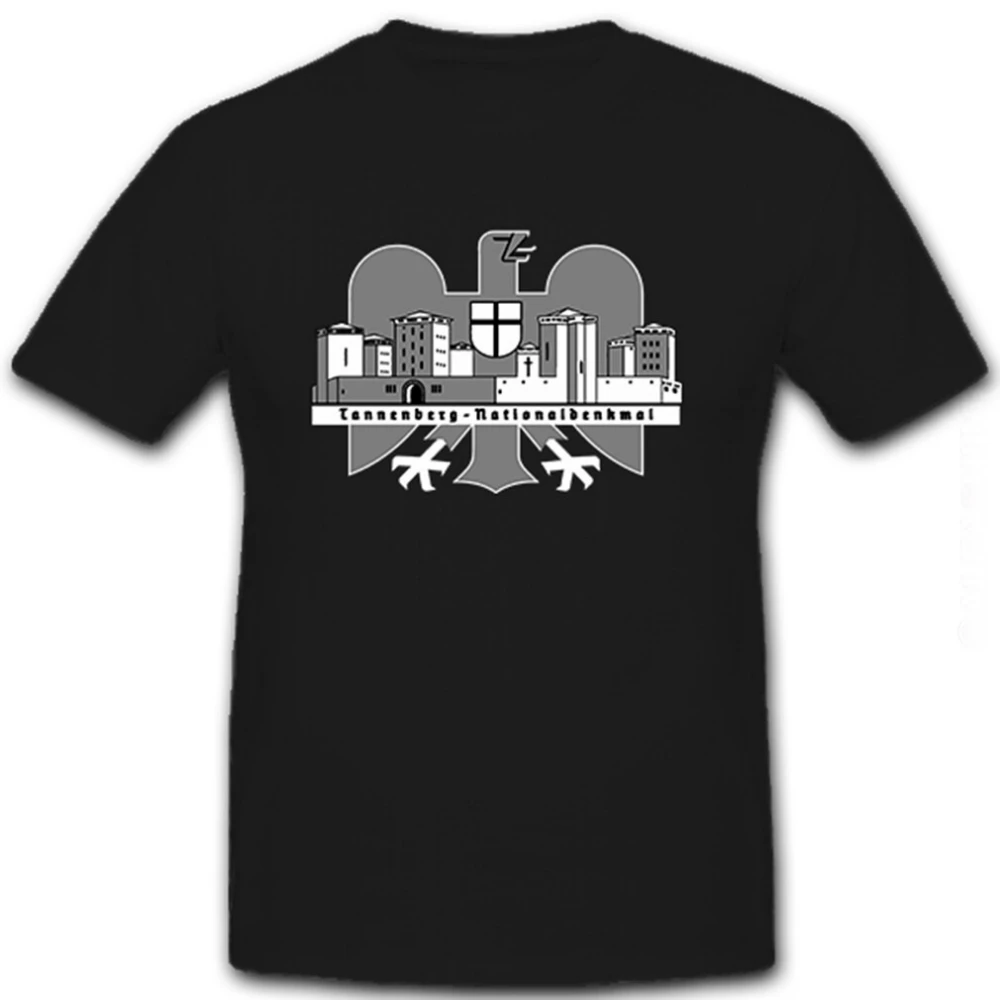

Pine Mountain Monument with Stamp Crest Military Battle pattern design -100% cotton O-neck short-sleeved men's printed T-shirt.