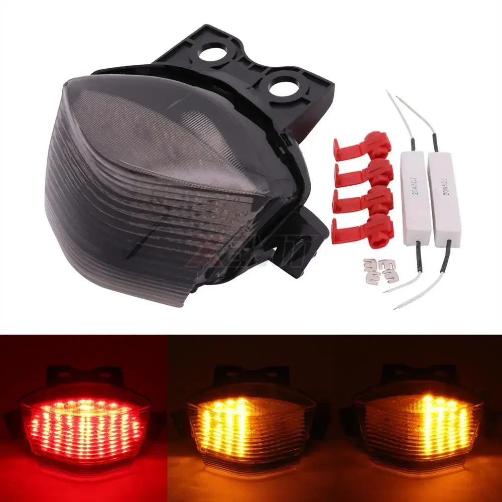 

Motorcycle LED Tail Light Brake Light Turn Signal Light For Kawasaki Ninja 650R ZX650 ZR6F 2006 2007 2008