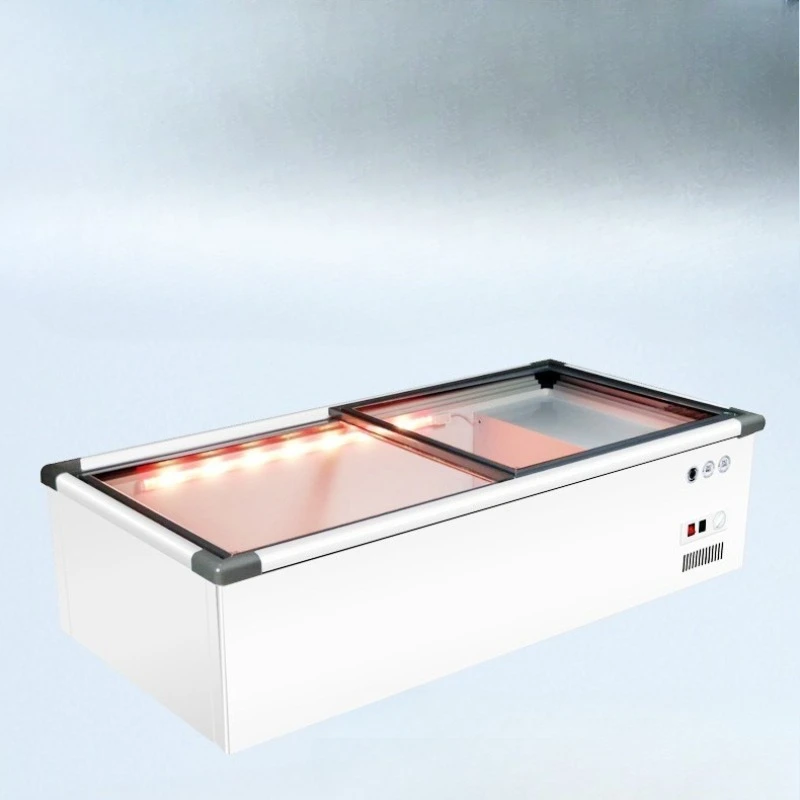 Freezer stall setup, countertop refrigerator, commercial small fresh-keeping refrigeration
