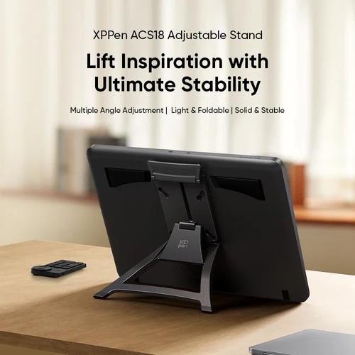 Imagen 2 del producto XPPen-soporte ajustable ACS18, ajuste de ángulo de 10-85 grados, compatible con montura VESA 75x75 100x100 para artista Pro 19 (Gen 2)