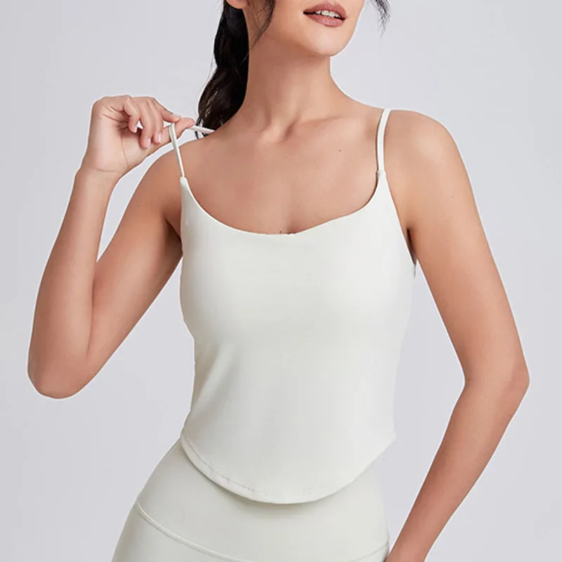 2024 musim panas wanita seksi atasan Crop bahu terbuka kamisol tanpa lengan olahraga kebugaran Yoga rompi ramping Tank Top cetak bunga wanita