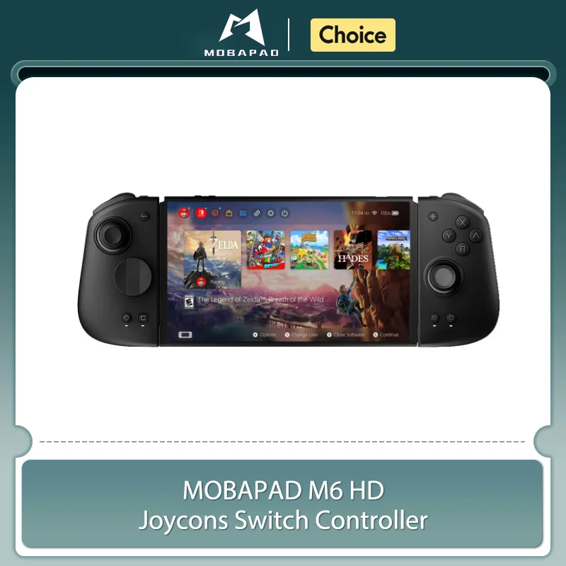 MOBAPAD M6 HD Gemini 2 Bluetooth Kabelloser Spielcontroller mit Sensor-Joystick Gamepad für Nintendo Switch / Switch OLED