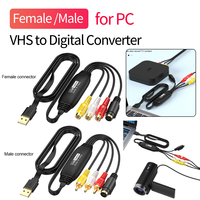 USB Video Capture Card VHS VCR TV DVD USB To AV Video Capture Adapter RCA To USB Video Converter for  PC