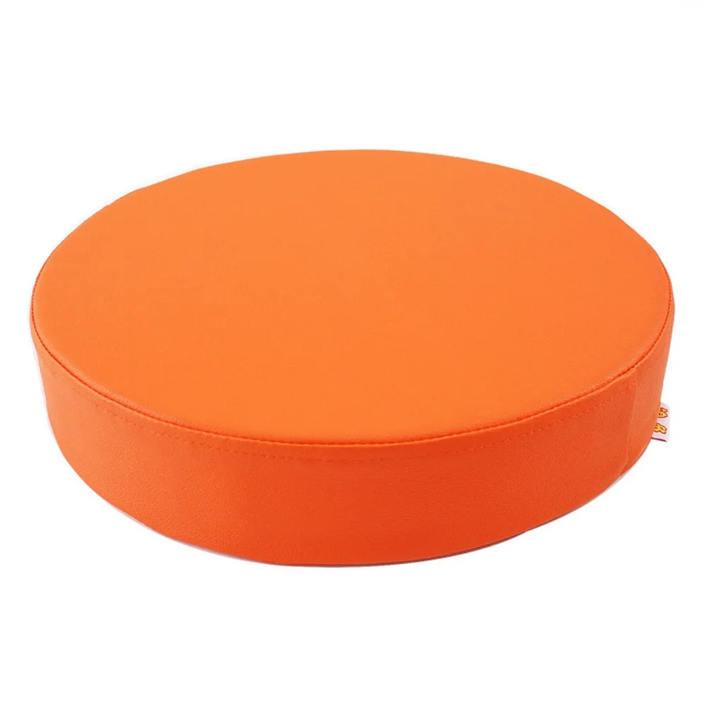 Practical Japanese Style Leather Round Cushion Thicken Soft Upholstered Cushion Meditation Washable Sponge Cushion Living Room