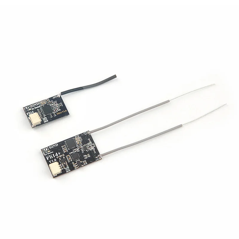 Flysky 2.4G Fli14 / Fli14+ 14CH Micro Receiver OSD RSSI output With PA power amplification for RC Racing Drone