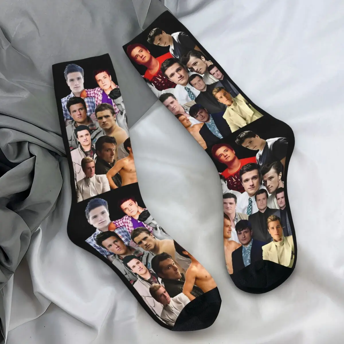 

Josh Hutcherson Can You Blow My Whistle Baby Stockings Design Funny Socks Winter Non Slip Socks Couple Cycling Comfortable Socks