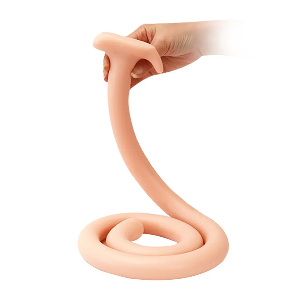 1M Super Long Anal Plug Anus Masturbator Dilator Butt Plug Silicone Dildo Prostate Massager G Spot Stimulation Sex Shop